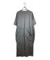 ENFOLD (エンフォルド) SQUARE DRAPE DRESS グレー サイズ:38：24000円