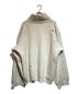 Hed Mayner (ヘド メイナー) DESTROYED V-NECK RIB SWEATER エクリュ サイズ:M：30000円