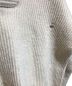 中古・古着 Hed Mayner (ヘド メイナー) DESTROYED V-NECK RIB SWEATER エクリュ サイズ:M：30000円