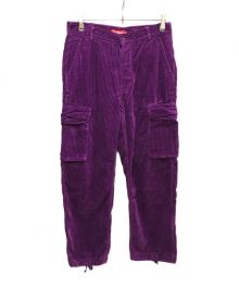 SUPREME（シュプリーム）の古着「Wide Wale Corduroy Cargo Pant」｜パープル