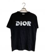 Christian Dior×Daniel Arshamクリスチャン ディオール×ダニエル・アルシャム）の古着「ロゴプリントTシャツ」｜ブラック