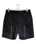 JOHN LAWRENCE SULLIVAN（ジョンローレンスサリバン）の古着「WOOL GABARDINE ZIP SHORTS」｜ブラック