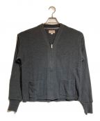 BUTCHER PRODUCTSブッチャープロダクツ）の古着「KNIT ZIP CARDIGAN」｜グレー