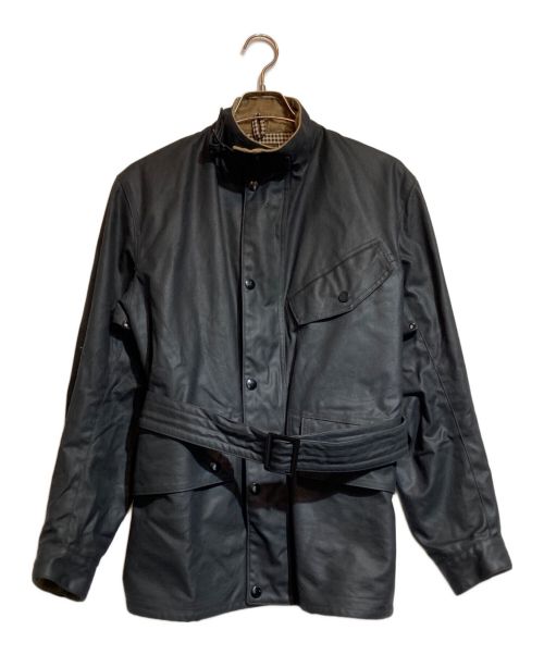 ATLAST & CO（アットラスト）ATLAST & CO (アットラスト) OILED RIDERS COAT ブラック サイズ:XLの古着・服飾アイテム