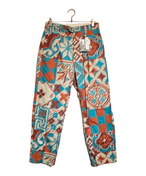 Engineered Garments（エンジニアド ガーメンツ）Engineered Garments (エンジニアド ガーメンツ) CARLYLE PANT  COTTON ISLAMIC TILE PRINT ブルー サイズ:Sの古着・服飾アイテム