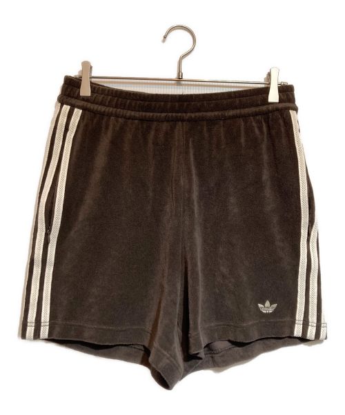 adidas（アディダス）adidas (アディダス) WALES BONNER (ウェールズボナー) Towel Shorts ブラウン サイズ:Mの古着・服飾アイテム