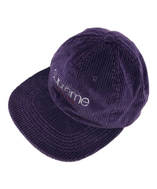 SUPREME（シュプリーム）SUPREME (シュプリーム) コーデュロイキャップ パープルの古着・服飾アイテム