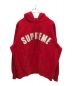 Supreme（シュプリーム）の古着「Pearl Logo Hooded Sweatshirt」｜レッド