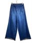 juha (ユハ) DAMAGE BAGGY DENIM PANTS インディゴ サイズ:3：12000円