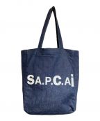 A.P.C.×sacaiアーペーセー×サカイ）の古着「デニムトートバッグ」｜インディゴ