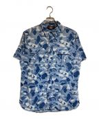 RRLダブルアールエル）の古着「KNIT HAWAIIAN SHIRTS」｜ブルー