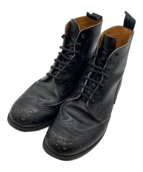 Tricker's（トリッカーズ）Tricker's (トリッカーズ) MOLTONカントリーブーツ ブラック サイズ:下記参照の古着・服飾アイテム