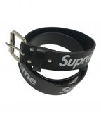 SUPREMEシュプリーム）の古着「Repeat Leather Belt」｜ブラック