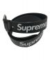 Supreme (シュプリーム) Repeat Leather Belt ブラック：18000円