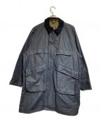 Barbour×KAPTAIN SUNSHINEバブアー×キャプテンサンシャイン）の古着「Stand Collar Traveller Coat」｜ネイビー