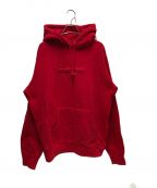 SUPREMEシュプリーム）の古着「Embossed Logo Hooded Sweatshirt」｜レッド