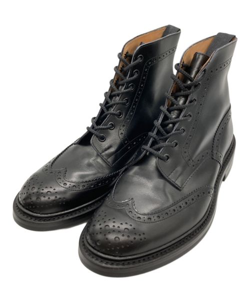 Tricker's（トリッカーズ）Tricker's (トリッカーズ) カントリーブーツ ブラック サイズ:8 1/2-5の古着・服飾アイテム