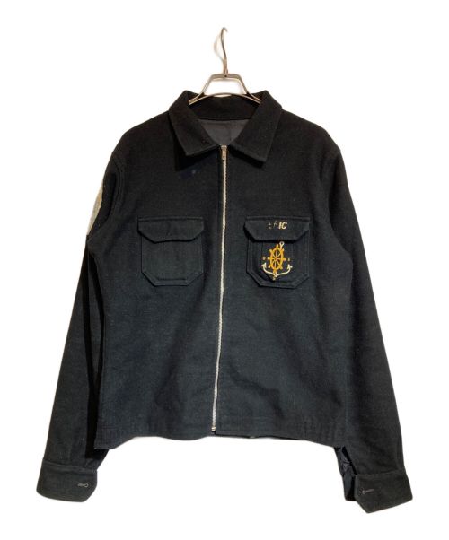 U'S NAVY（ユーエスネイビー）U'S NAVY (ユーエスネイビー) ツアージャケット ブラック サイズ:なしの古着・服飾アイテム