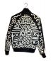 adidas (アディダス) Keith Haring (キースヘリング) JEREMY SCOTT (ジェレミースコット) 総柄トラックジャケット ホワイト×ブラック サイズ:Ｌ：18000円