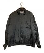 COMME des GARCONS SHIRTコムデギャルソンシャツ）の古着「パテッドシャツ」｜ブラック