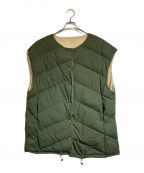 F/CE.×NANGAエフシーイー×ナンガ）の古着「FT DOWN REVERSIBLE VEST」｜カーキ