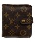 LOUIS VUITTON（ルイ ヴィトン）の古着「2つ折り財布」｜ブラウン