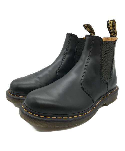 Dr.Martens（ドクターマーチン）Dr.Martens (ドクターマーチン) サイドゴアブーツ ブラック サイズ:9　UKの古着・服飾アイテム