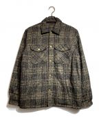 GLAD HANDグラッドハンド）の古着「L/S QUILTING CPO JACKETS」｜ブラック×ベージュ