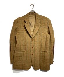 Harold Daniell×Harris Tweed（ハロルド ダニエル×ハリスツイード）の古着「3Bジャケット」｜ブラウン