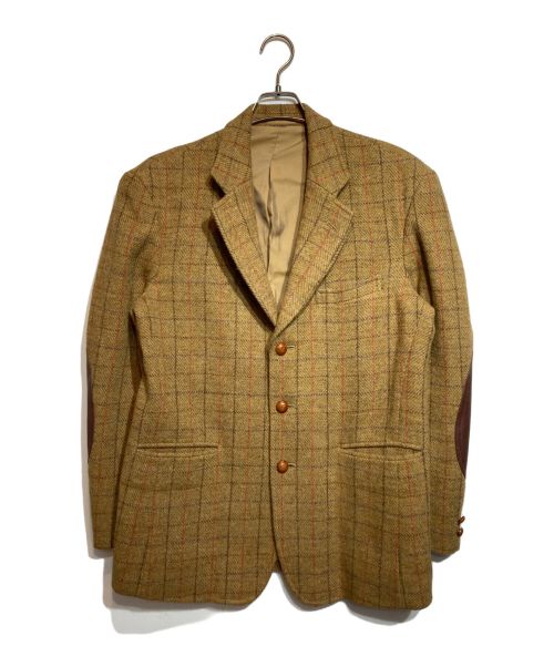 Harold Daniell（ハロルド ダニエル）Harold Daniell (ハロルド ダニエル) Harris Tweed (ハリスツイード) 3Bジャケット ブラウン サイズ:不明の古着・服飾アイテム