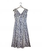 HER LIP TOハーリップトゥ）の古着「Lace Trimmed Floral Dress」｜ホワイト