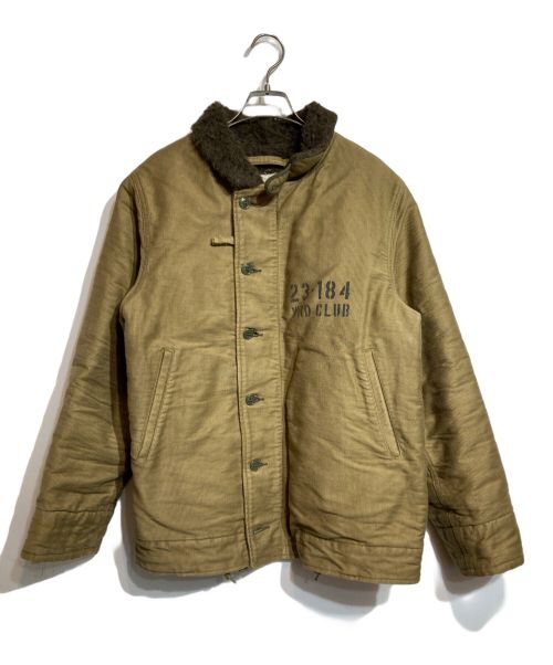 WEIRDO（ウィアード）WEIRDO (ウィアード) N-1 CLUB DECK JACKET カーキ サイズ:XLの古着・服飾アイテム