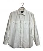 YOHJI YAMAMOTOヨウジヤマモト）の古着「COTTON TWILL DOUBLE POCKETS SHIRT」｜ホワイト