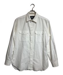 YOHJI YAMAMOTO（ヨウジヤマモト）の古着「COTTON TWILL DOUBLE POCKETS SHIRT」｜ホワイト