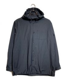 th products（ティーエイチプロダクツ）の古着「HOODED SHIRT」｜ブラック