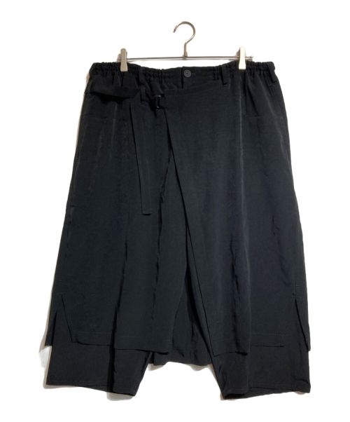 Yohji Yamamoto pour homme（ヨウジヤマモト プールオム）Yohji Yamamoto pour homme (ヨウジヤマモト プールオム) TUXEDO WRAP PANTS ブラック サイズ:3の古着・服飾アイテム