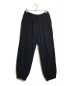 COMOLI（コモリ）の古着「SILK PILE DRAWSTRING PANTS」｜ブラック