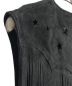 中古・古着 masu (エムエーエスユー) DREAM CUTTING LEATHER VEST ブラック サイズ:48：20000円