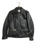 CRIMIE（クライミー）の古着「SINGLE RIDERS LEATHER JACKET」｜ブラック