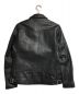 CRIMIE (クライミー) SINGLE RIDERS LEATHER JACKET ブラック サイズ:L：35000円