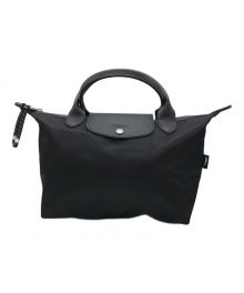 LONGCHAMP（ロンシャン）の古着「ル プリアージュ エナジー S トップハンドルバッグ」｜ブラック