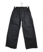 FIFTHフィフス）の古着「Distressed Double Knee Pants」｜ブラック