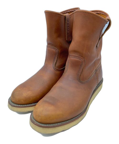 RED WING（レッドウィング）RED WING (レッドウィング) ペコスブーツ ブラウン サイズ:USA 8Dの古着・服飾アイテム