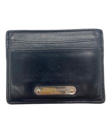 Saint Laurent Paris（サンローランパリ）の古着「Metal Logo Card Holder」｜ブラック