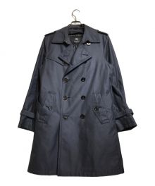 BURBERRY BLACK LABEL（バーバリーブラックレーベル）の古着「ダウンライナー ロングトレンチコート」｜ネイビー