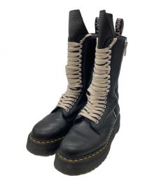 Dr.Martens×RICK OWENS（ドクターマーチン×リックオウエンス）の古着「1918 RO 18 HOLE BOOTS」｜ブラック