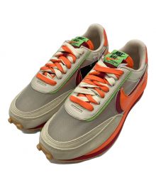 NIKE×sacai×CLOT（ナイキ×サカイ×クロット）の古着「ローカットスニーカー」｜ベージュ×オレンジ