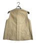 DRAWER (ドゥロワー) PRE1 Cotton Silk Twill Gilet ベージュ サイズ:38：38000円