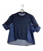 sacaiサカイ）の古着「Denim Knit Pullover」｜インディゴ