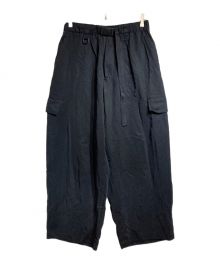 Y-3（ワイスリー）の古着「WIDE CRGO PANTS」｜ブラック